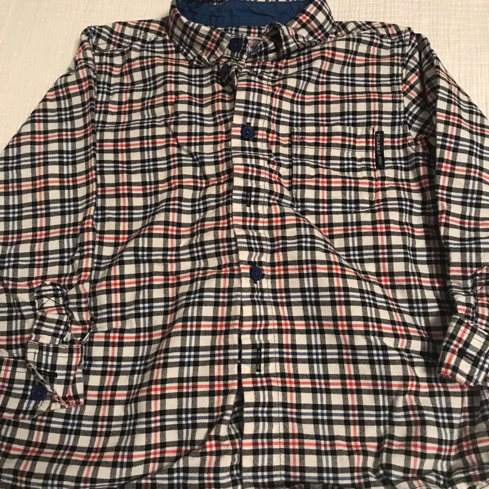 Polarn O. Pyret boys button down size 1.5-2yrs